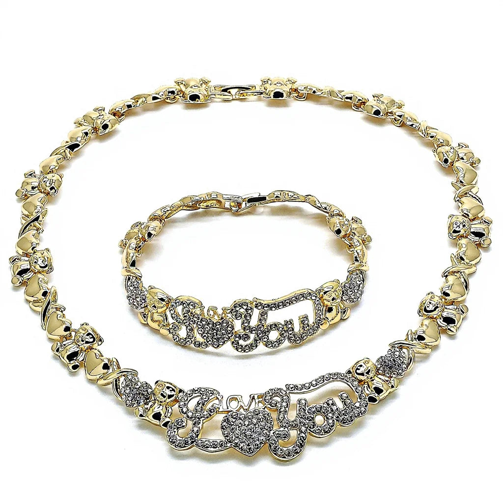 Timeless Teddy XOXO Trio | 14K Gold Filled