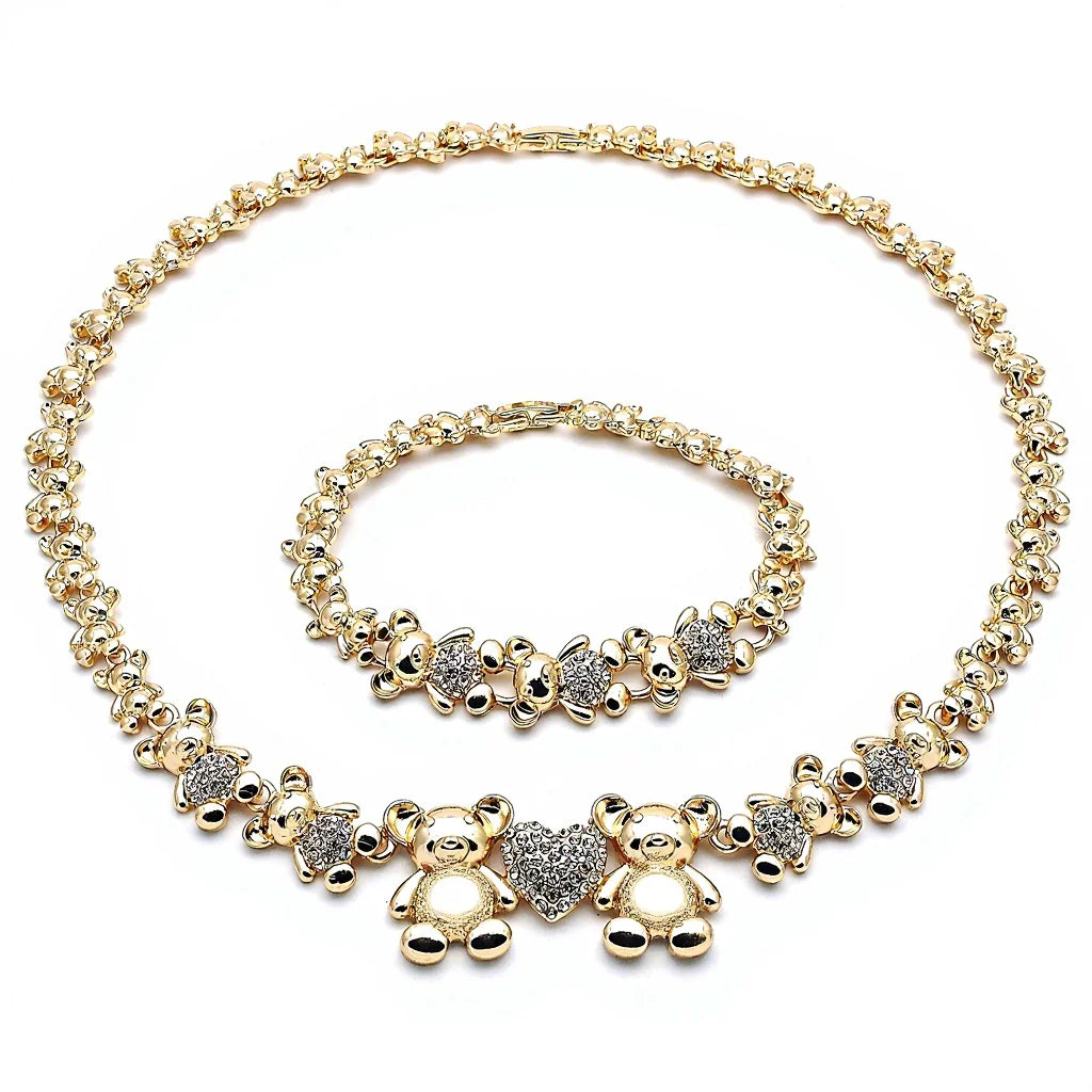 Sweetheart Teddy Duo Set | 14K Gold Filled