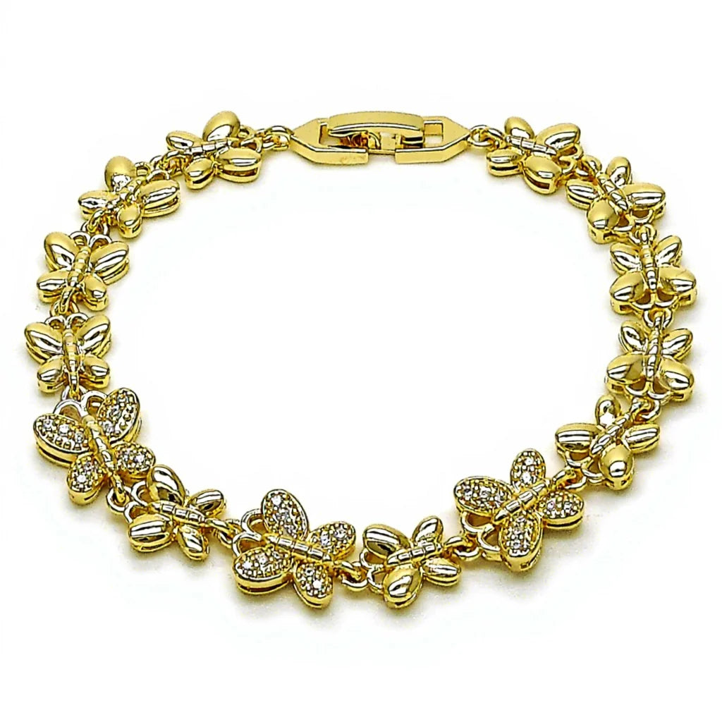 Flutter Luxe Butterfly Bracelet | Sparkling Zirconia