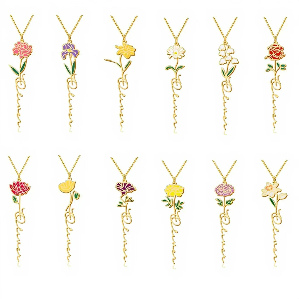 12 Month Birth Flower Reference Chart