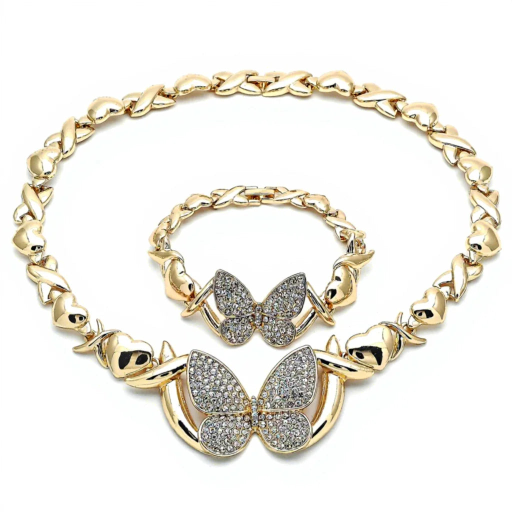 Butterfly Kisses XOXO Trio | 18K Gold Layered