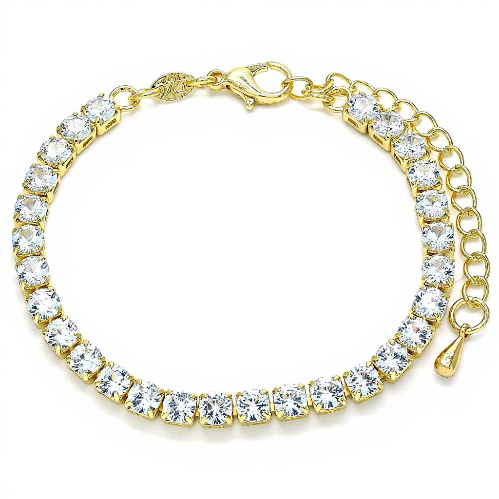 Classic Gold-Filled Tennis Bracelet | High-Sparkle