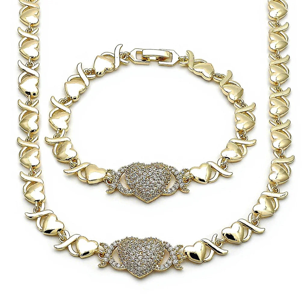 Heartbeat XOXO Gala Set | 18K Gold Layered